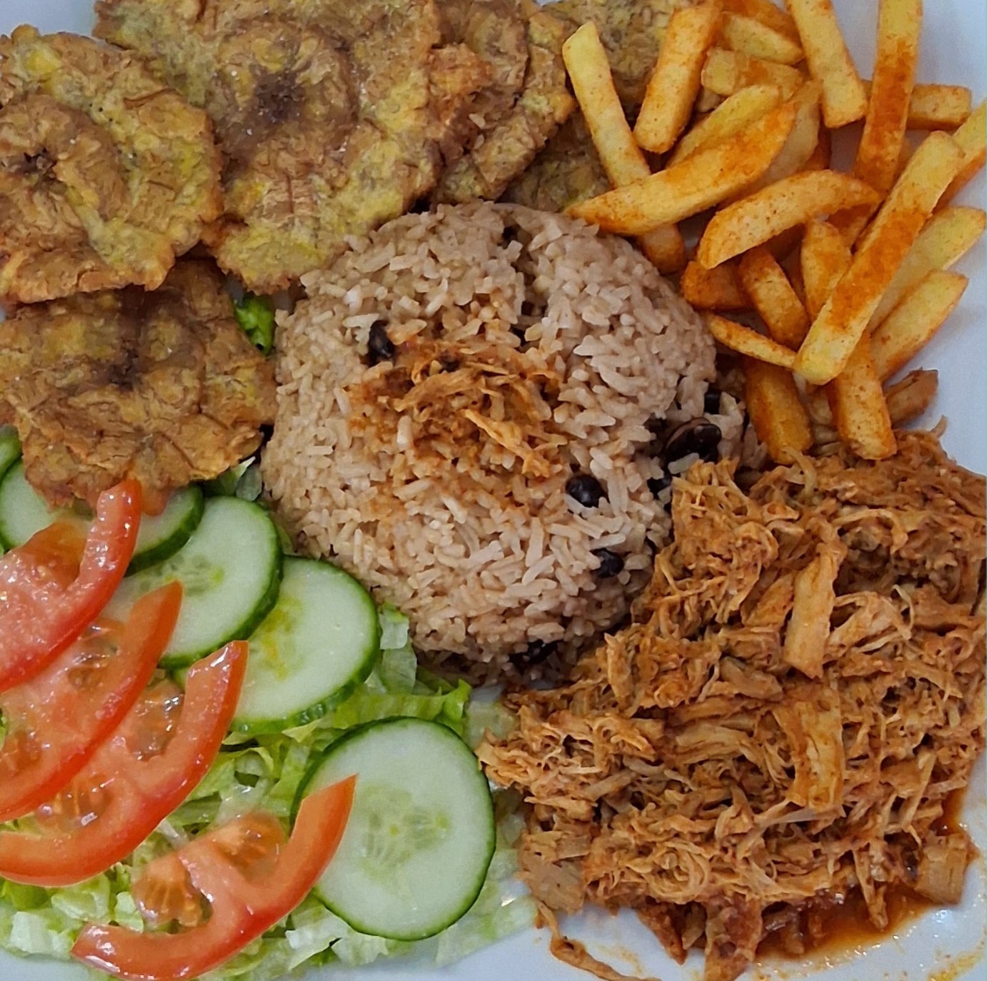 Plato cubano de la casa