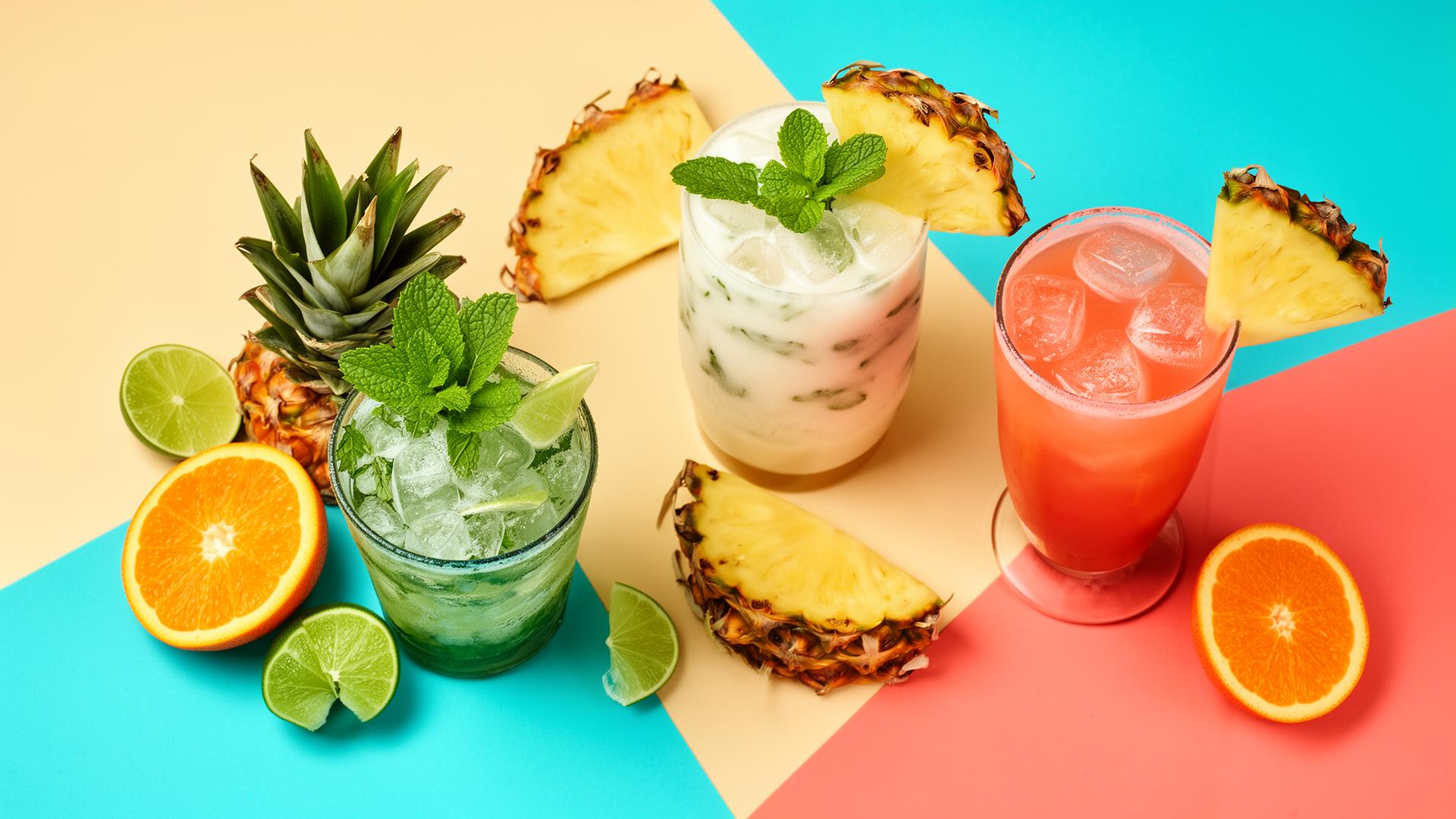 Tropical cocktails